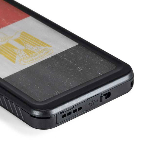 Egyptian Flag Distressed Galaxy S24 Plus Waterproof Case